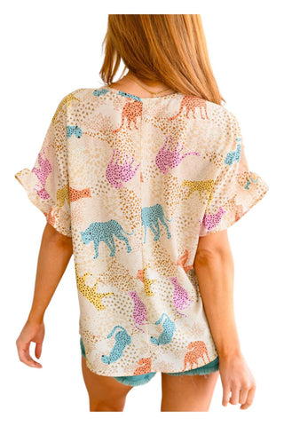 Entro - Lovely in Leopard Blouse