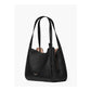 Kate Spade Women's Knott Large Leather Shoulder Bag Black Size Regular