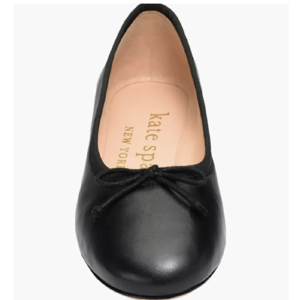 Kate Spade New York Women's Honey Ballet Flat Black Size 8.5M