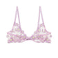 Fleur Du Mal - Petal Embroidery Demi Bra
