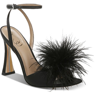 Sam Edelman Women's Leon Ankle Strap Sandal Black Size 8 M