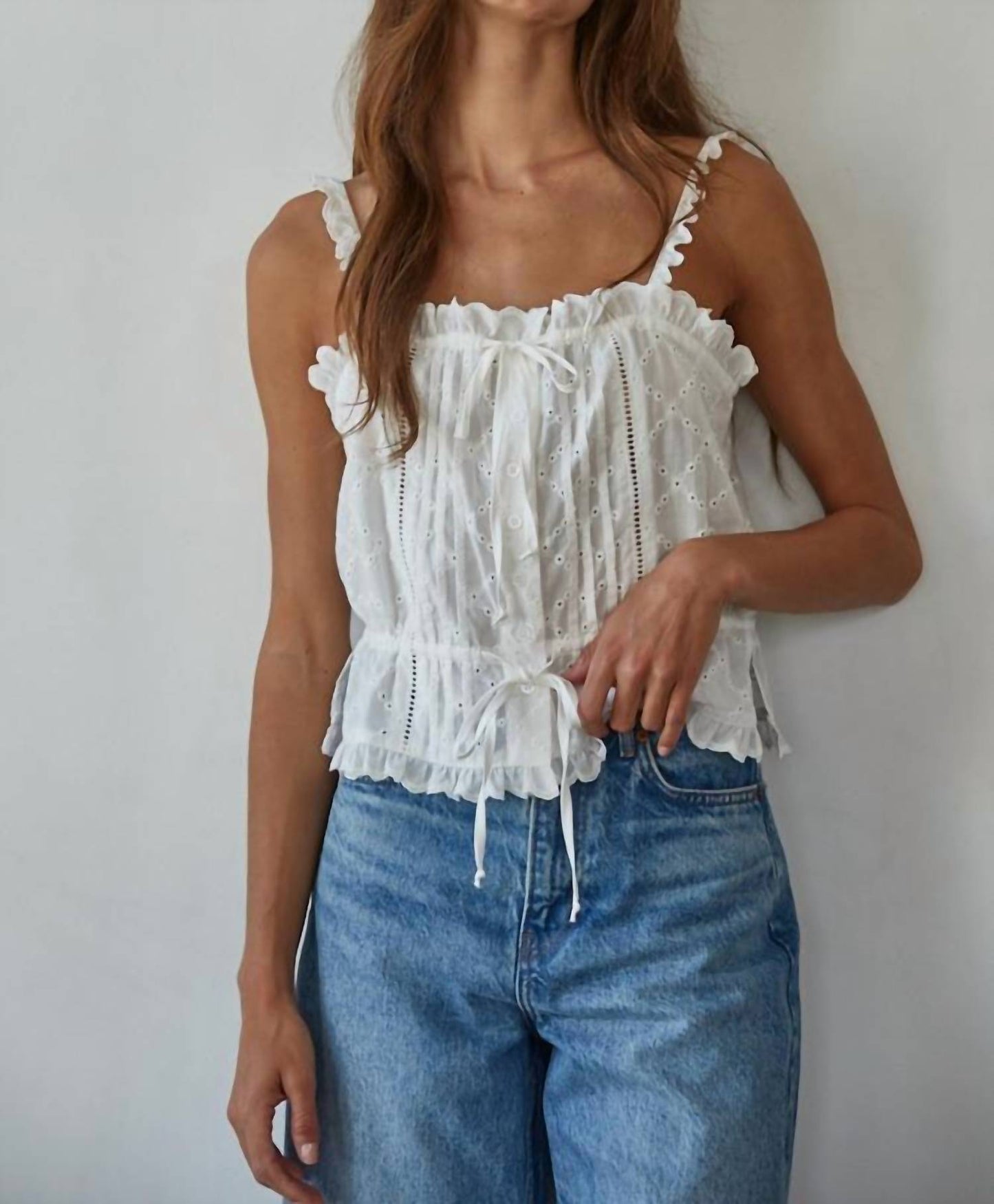 By Together - Salvador Eyelet Sleeveless Top