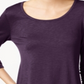 Style & Co Women's Chiffon-Hem Top Purple Size X-Large