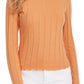 Kit + Sky Women's Long Sleeve Top Orange Size Medium