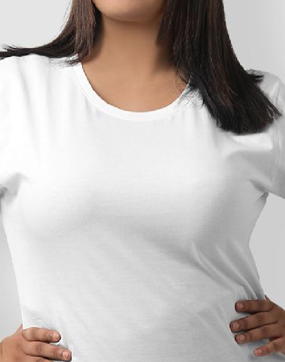 And Now This Women's Trendy Plus Ribbed T-Shirt White Size 2X