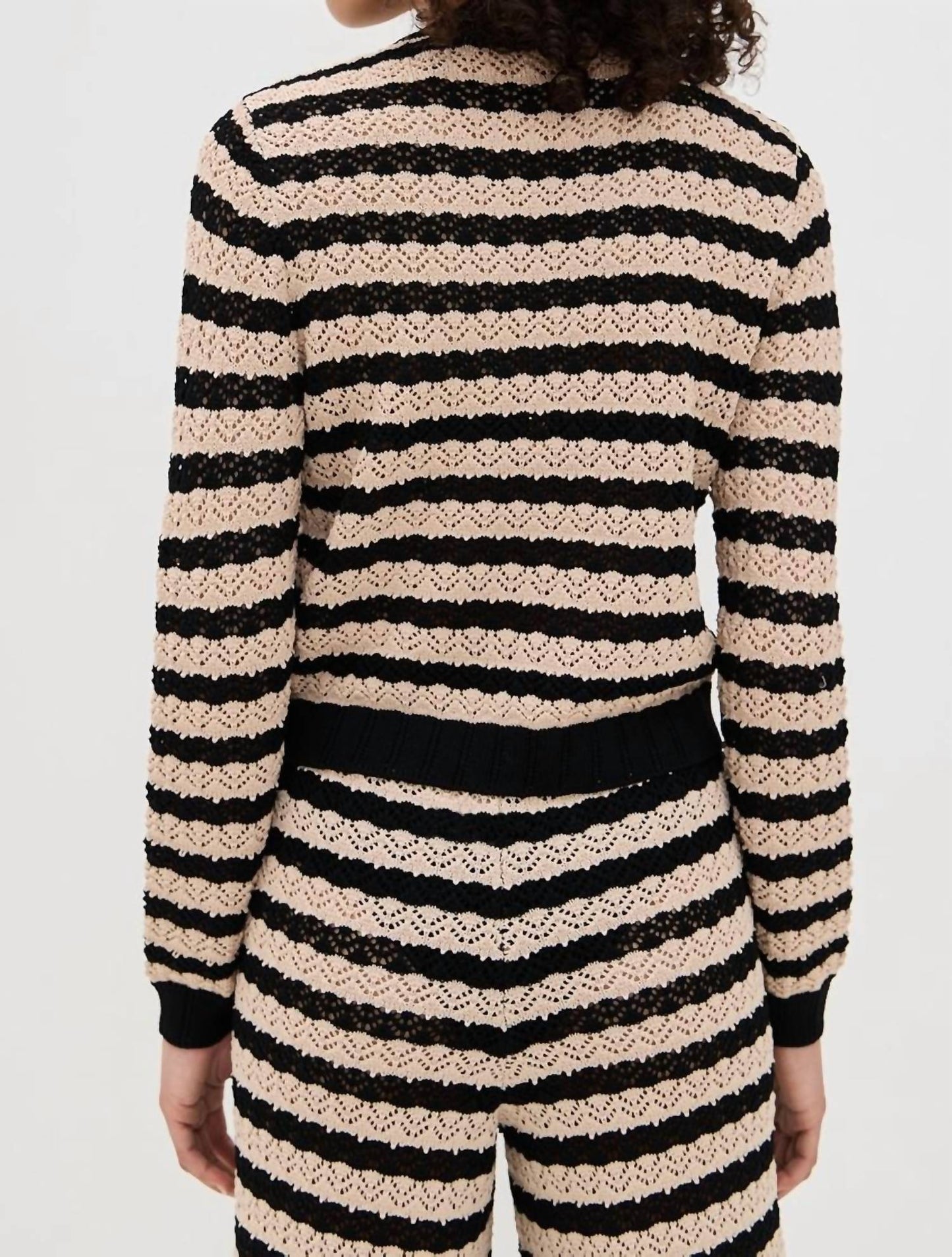 L'Agence - Orla Pointelle Knit Cardigan