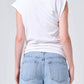 Agolde - Beth Cap Sleeve Tee