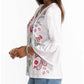 Johnny Was - RUFFLE SLEEVE T‑SHIRT FREYDE