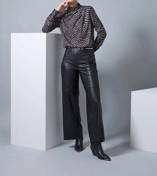 Lysse - Wren Hi Waist Wide Leg Vegan Leather Pant