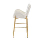Fabric Counter Height Bar Stools (Set of 2)
