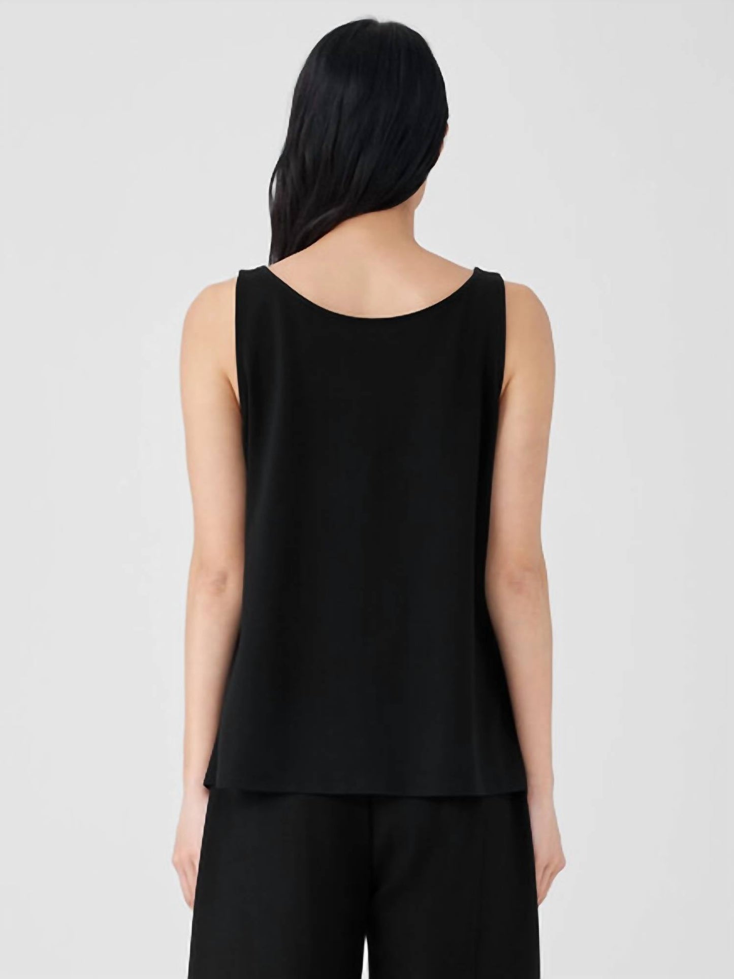 Eileen Fisher - Stretch Jersey Knit Scoop Neck Tank