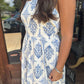 Karlie - Vintage Floral Tank Tie Maxi Dress