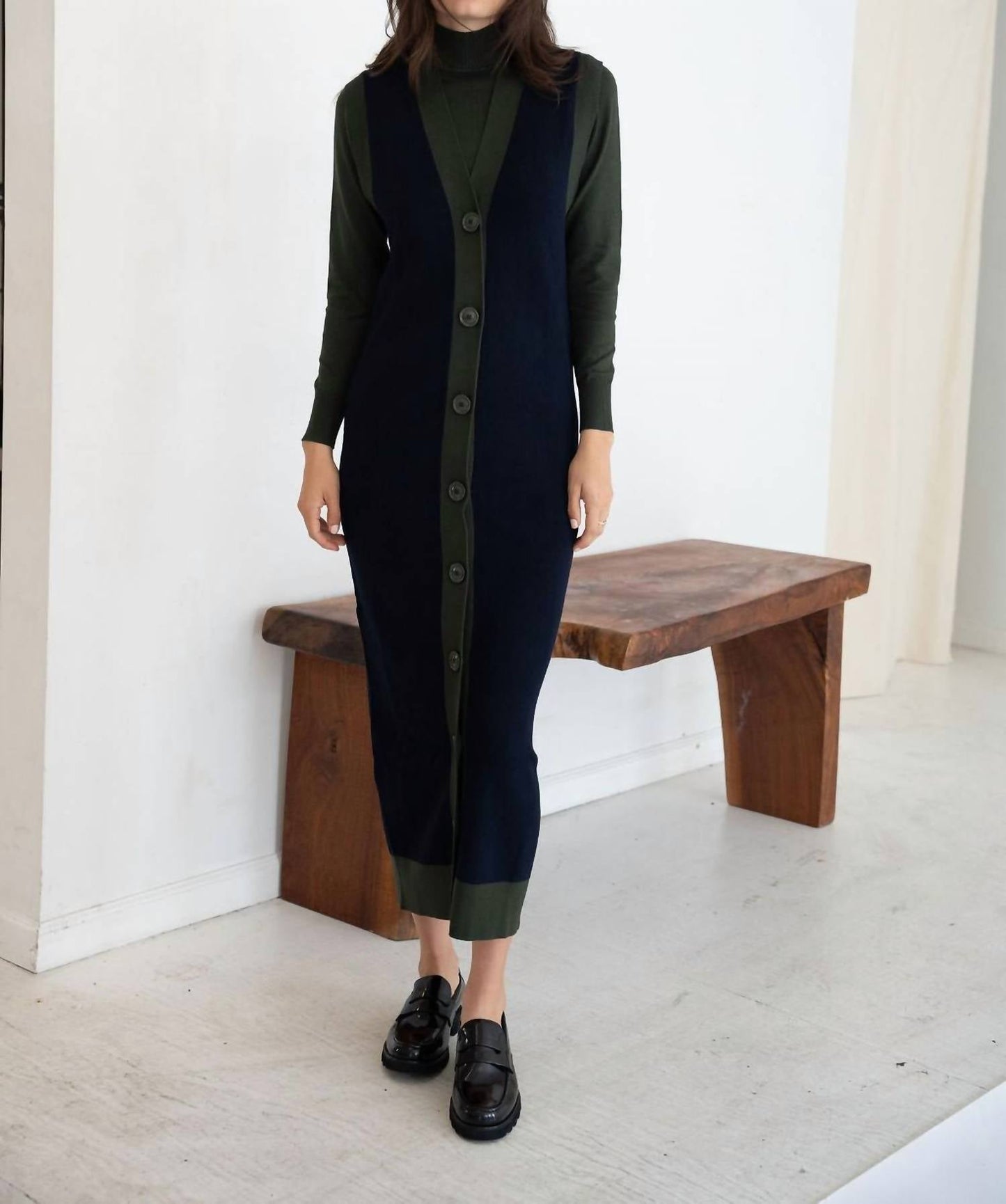 Mima Rosso - Green Knit Top
