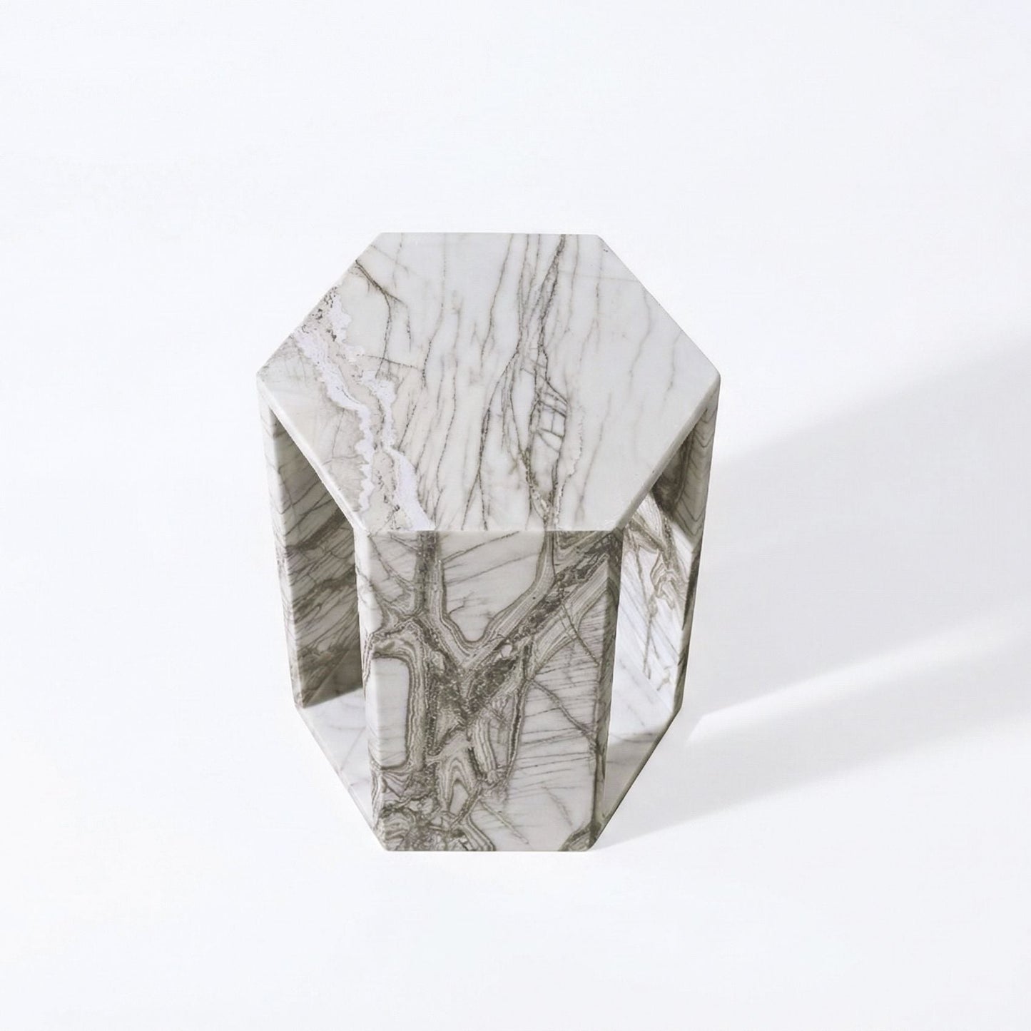 Modern Minimalist Hexagon Side Table