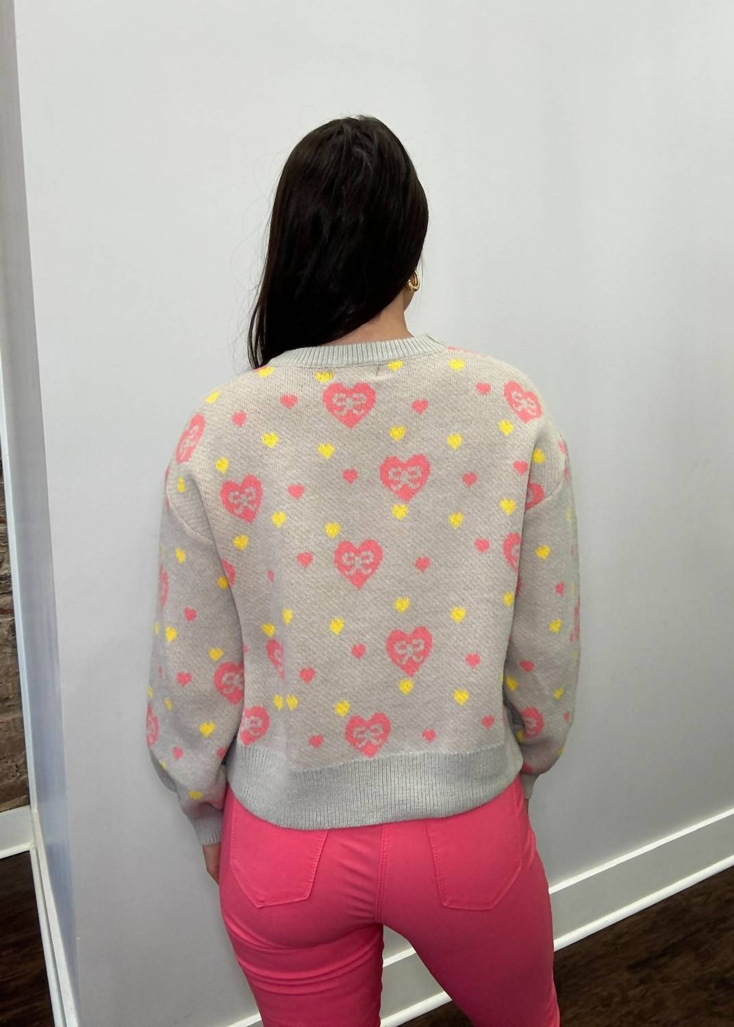 &Merci - Heart and Bow Sweater