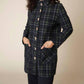 Habitat - Speckle Knit Plaid Car Coat