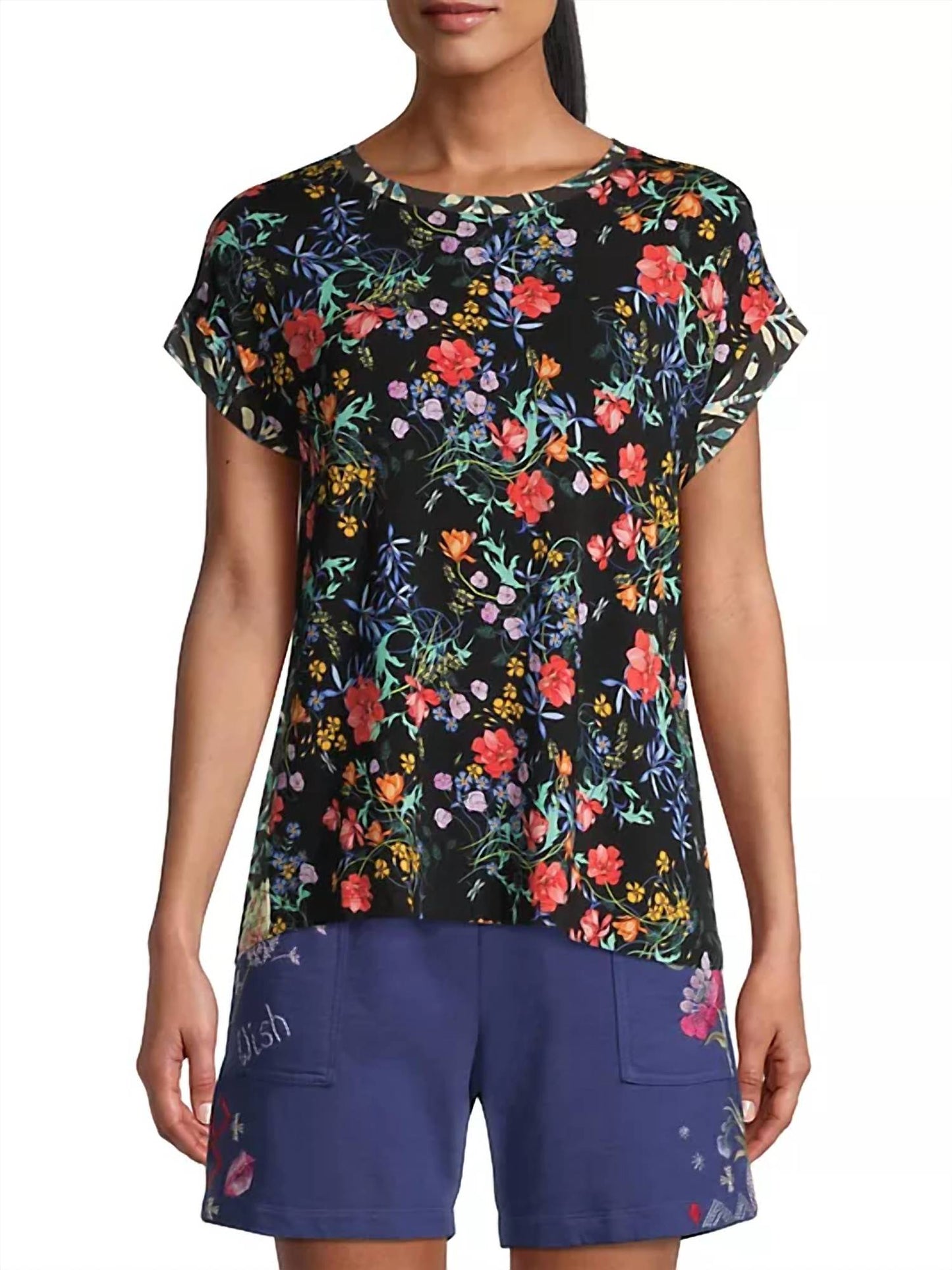 Johnny Was - Floral Kashim Relaxed Tee