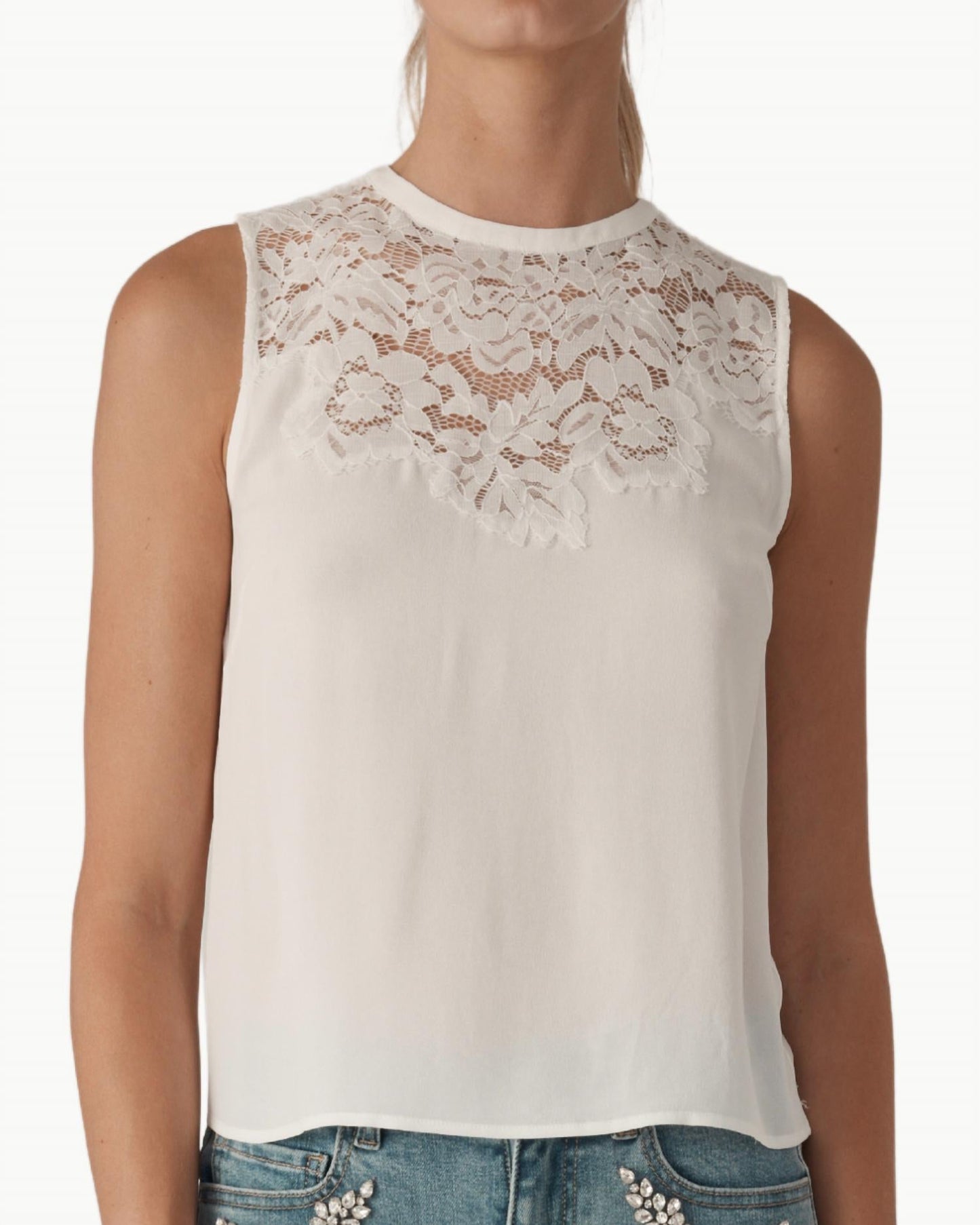 Generation Love - Laurie Lace Combo Tank Top