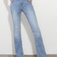 Artemis Vintage - Women's High Rise Stretch Double Waist Bootcut Jeans