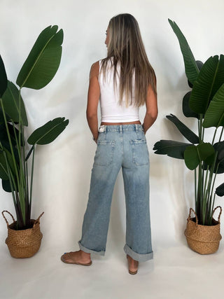 Free People - Palmer Cuffed Jeans