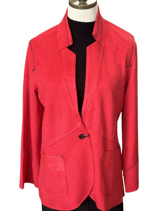 Lemon Grass - Suede Blazer