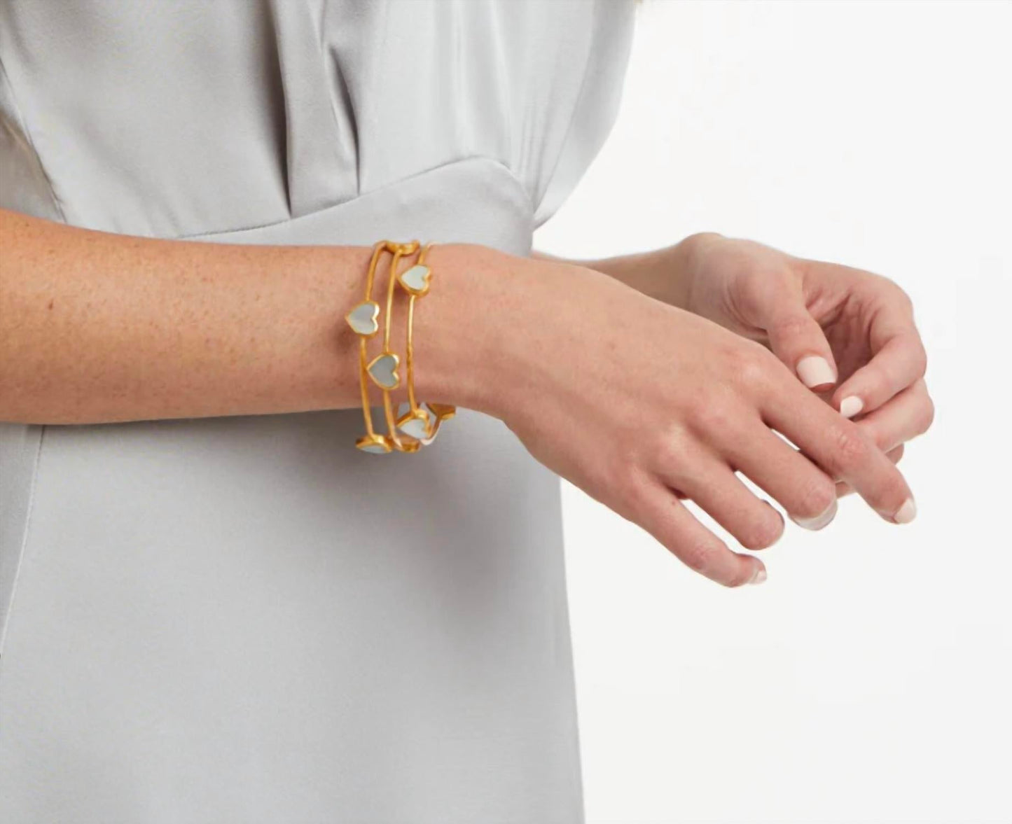 Julie Vos - Women's Medium Heart Bangle
