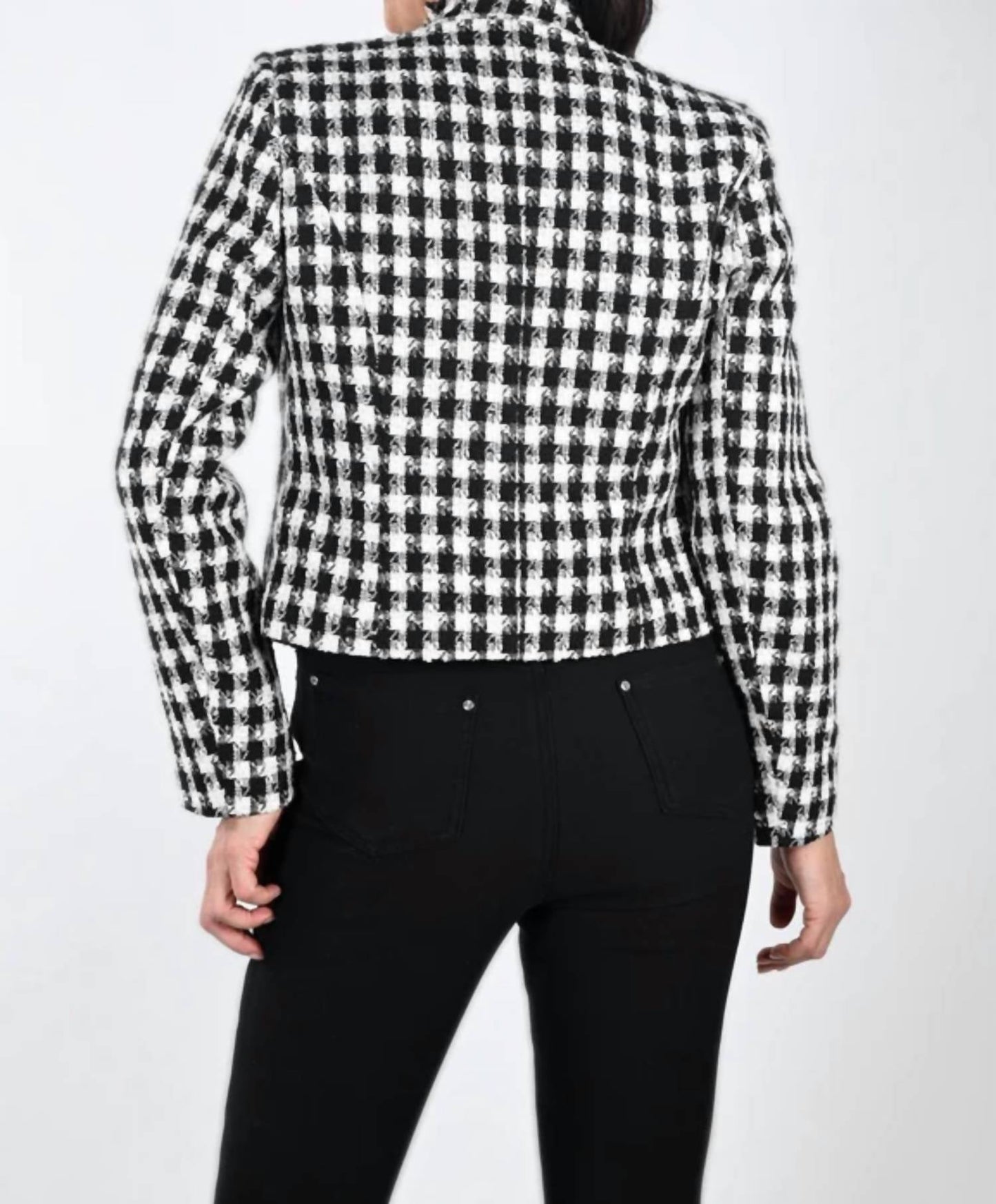 Frank Lyman - TEXTURED METALLIC KNIT JACKET