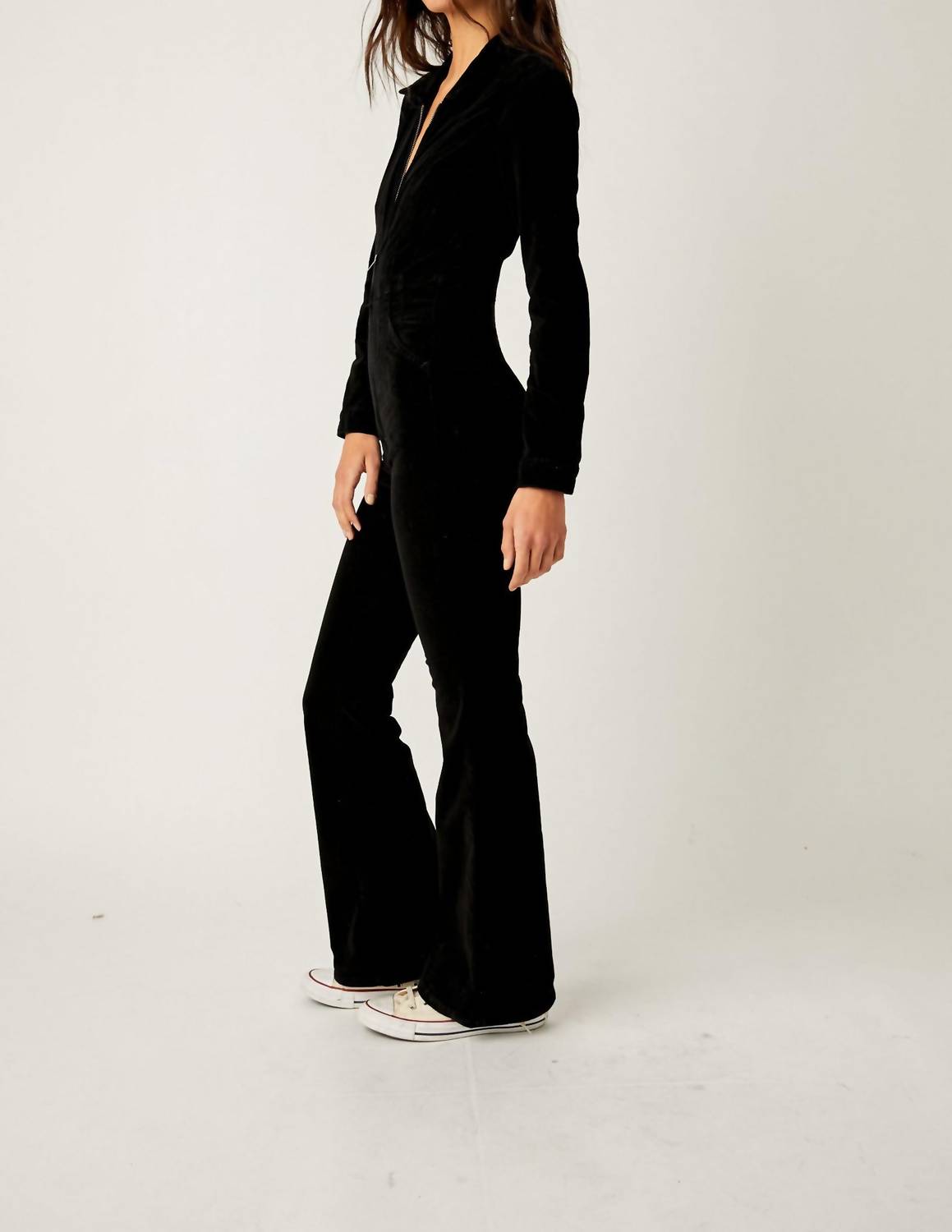 Free People - Jayde Cord Flare Jumpsuit