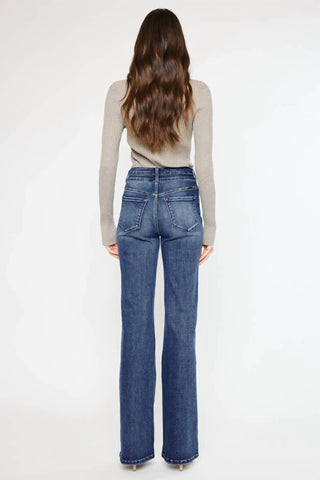 Kancan - High Rise Flared Leg Jean