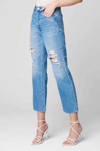 Blanknyc - Straight Leg Ripped Jean