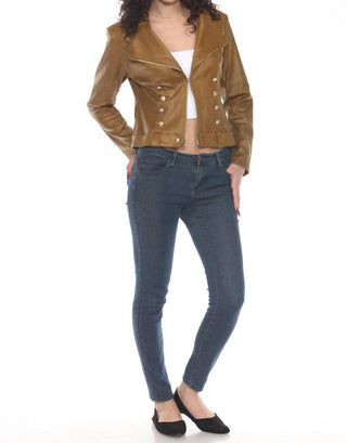 Insight - Vegan Leather Military Jacket