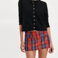 Free People - Mille-Fleurs Plaid Micro Skirt