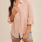 Hem & Thread - Callie Oversized Stripe Button Down Shirt