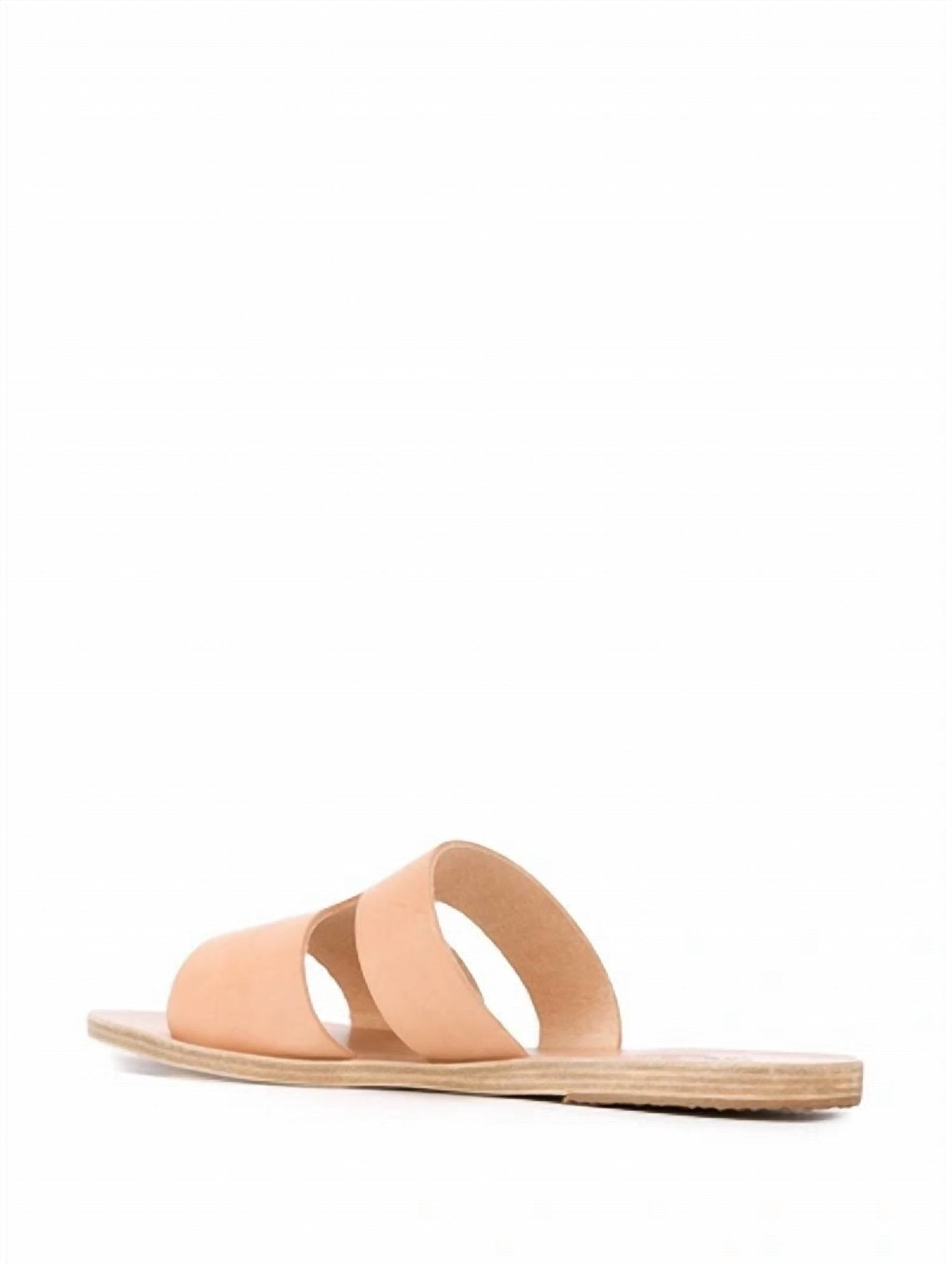 Ancient Greek Sandals - Women's Apteros Slide Leather Flat Sandals