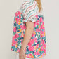 Entro - Mixed Print & Lace Blouse