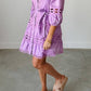 Entro - Pearl & Lace Mini Dress