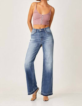 Risen - Curvy Wide Leg Straight Jeans