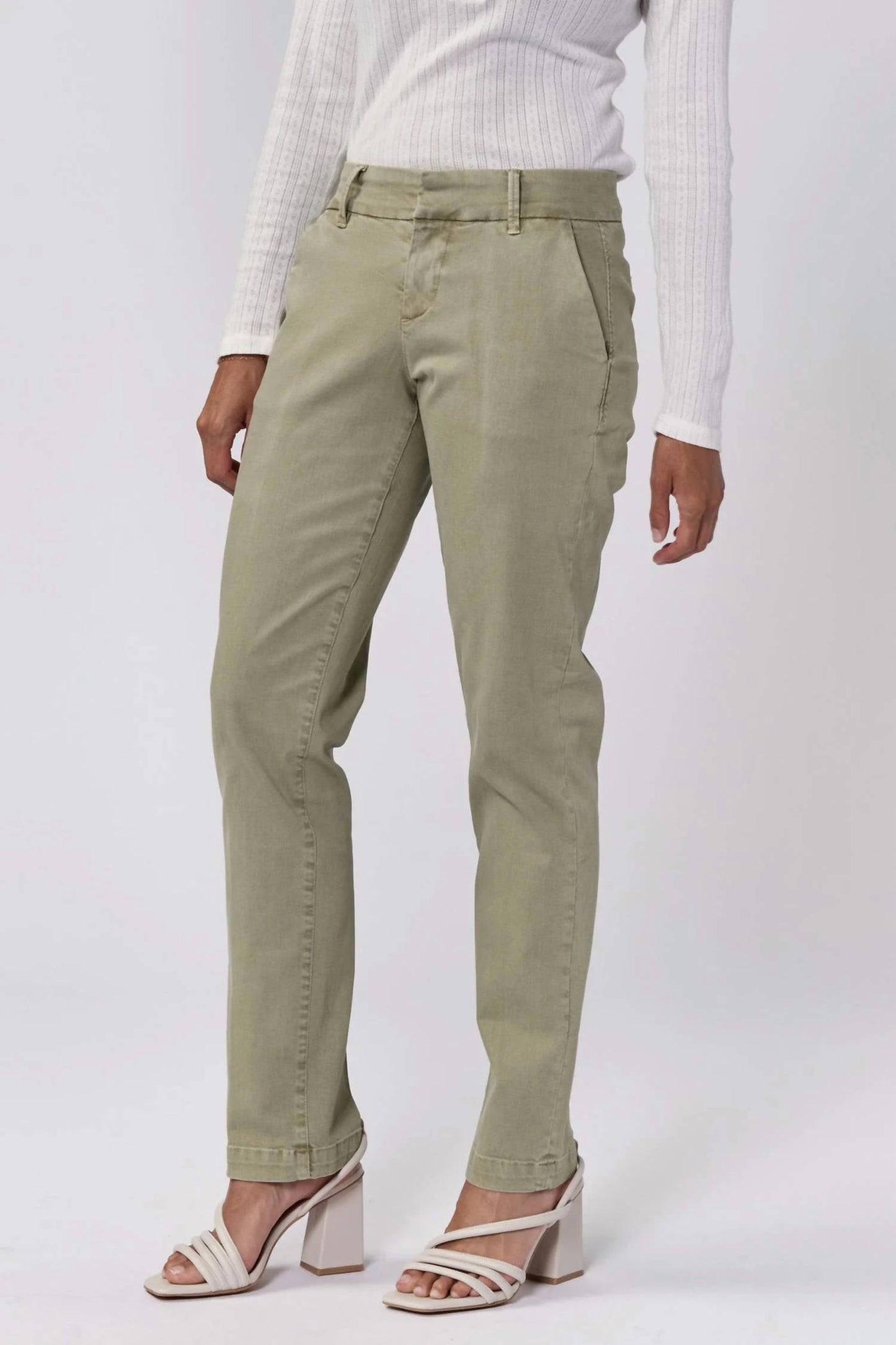 Dear John Denim - Hampton Mid Rise Trouser Ankle Pant