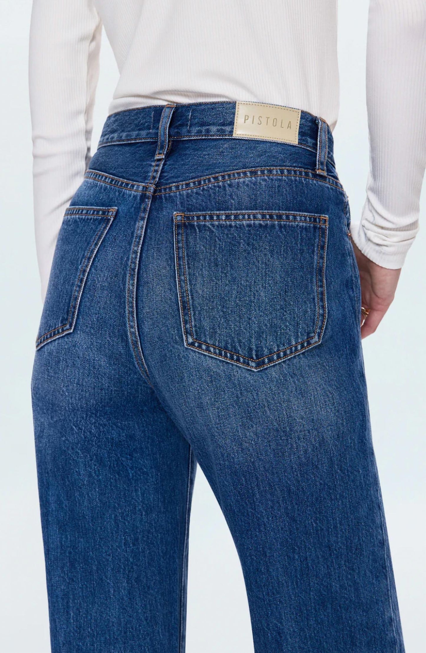 Pistola - Cassie Super High Rise Straight Leg Jeans