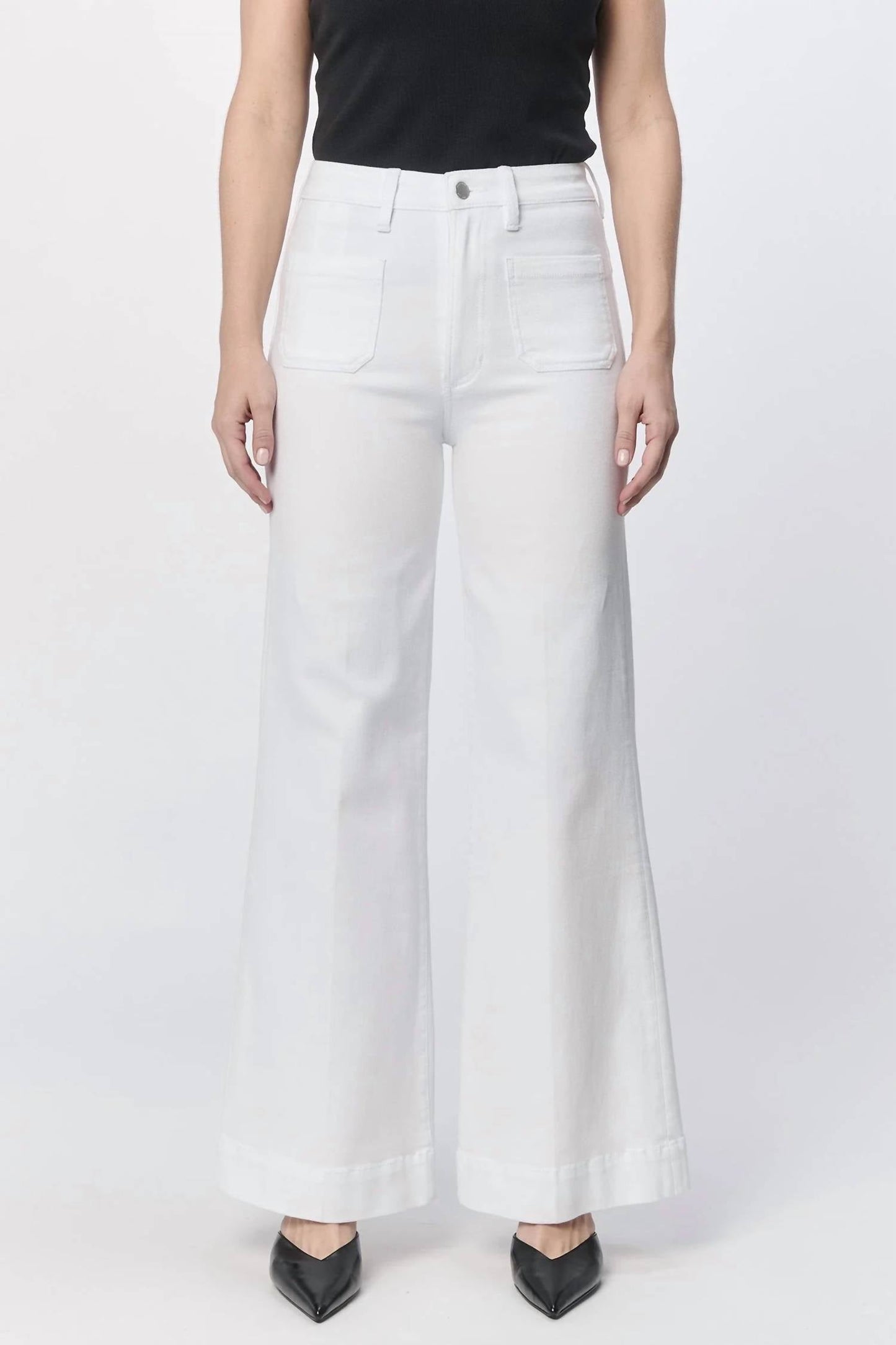 Dear John Denim - Fiona Wide Leg Cuffed Hem Jeans