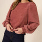Project Social T - Just Because Chenille Top