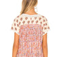 Free People - Leilani Floral Print Peasant Crochet Boho Blouse
