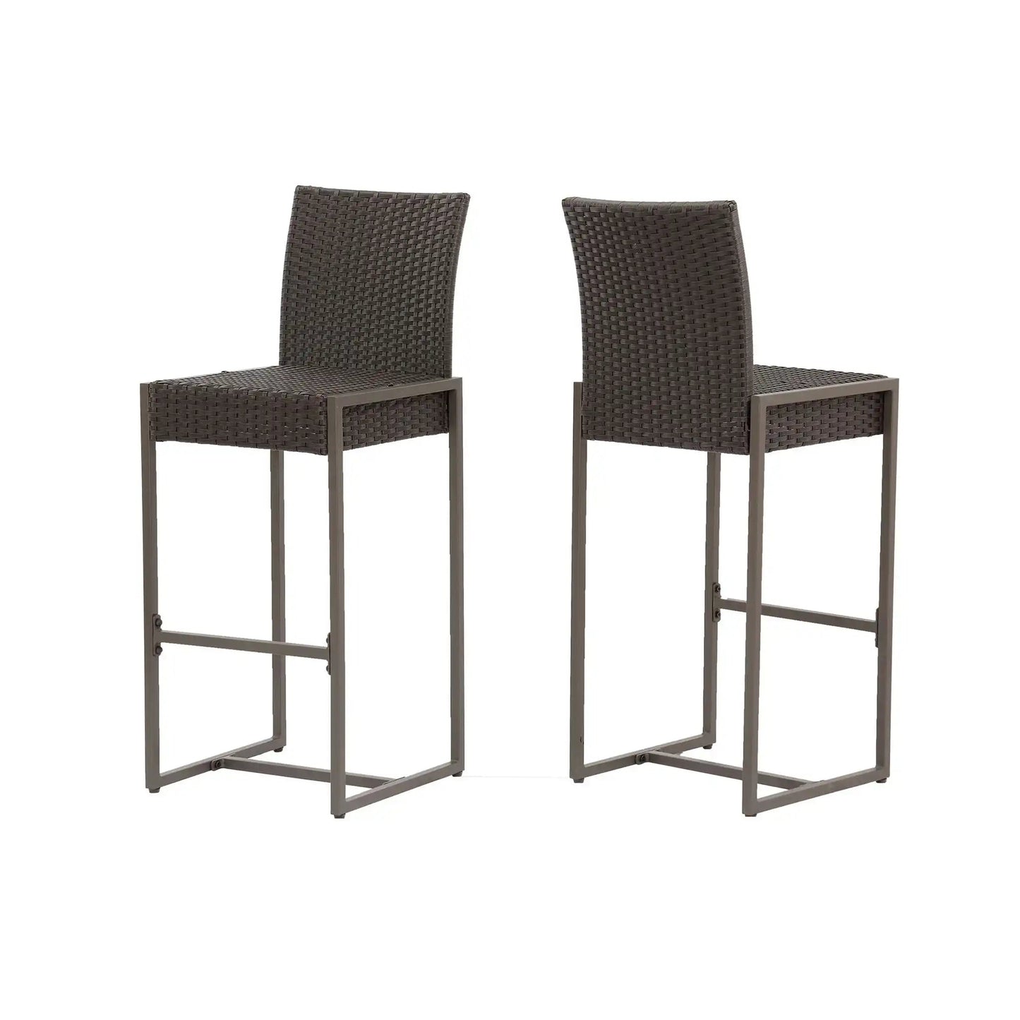 Outdoor Barstool With Handcrafted Details (Set of 2)