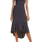 Lulus Sophisticated Soirée Jacquard Dress - Navy Blue