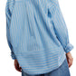 Free People - Varsity Vibes Stripe Oversize Button-up Shirt