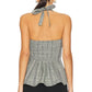 Free People - Anastasia Plaid Halter Top