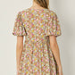 Entro - Floral Puff Sleeve Dress