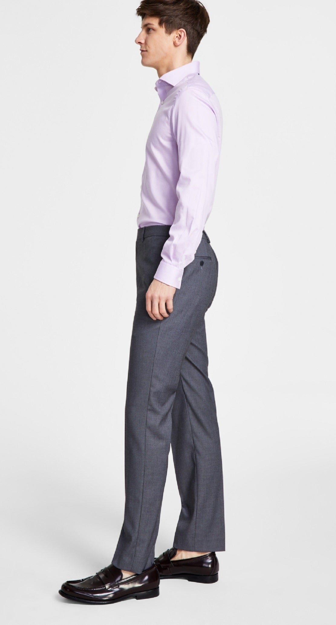Calvin Klein Men's Slim Fit Dress Pants Gray Size 30X30