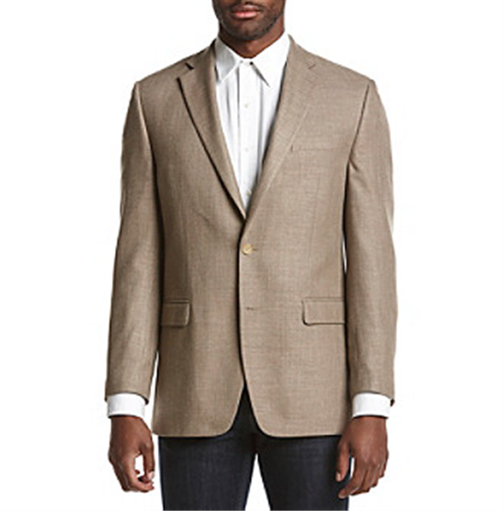 Ralph Lauren Men's Classic Fit Neat Ultraflex Sport Coat Brown Size 40