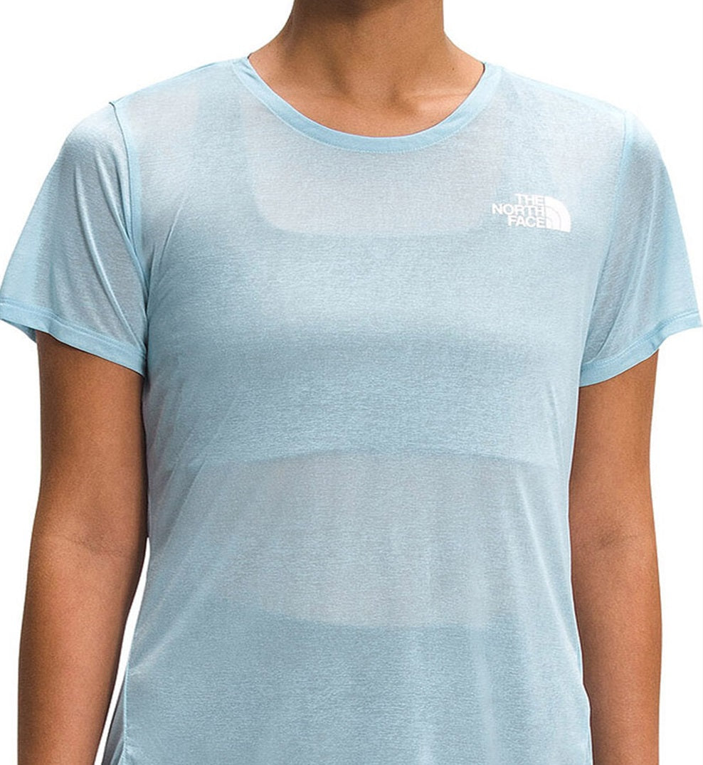 The North Face Women's Sunriser Short Sleeve Shirt Blue Size X-Large